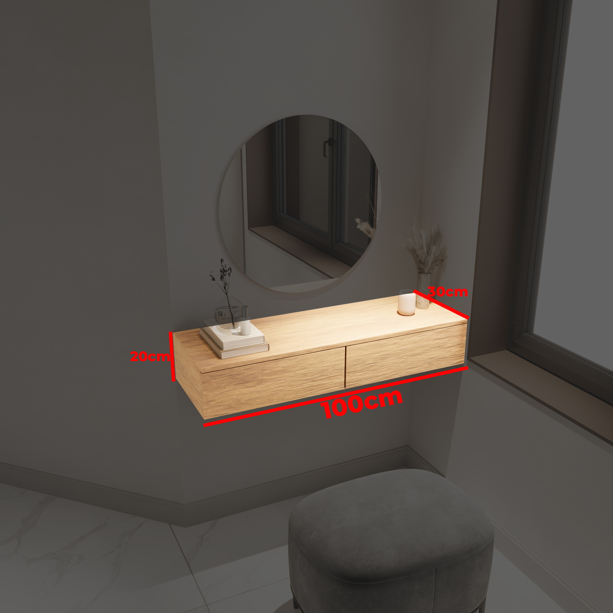 ست آینه و میز آرایش یونیترا