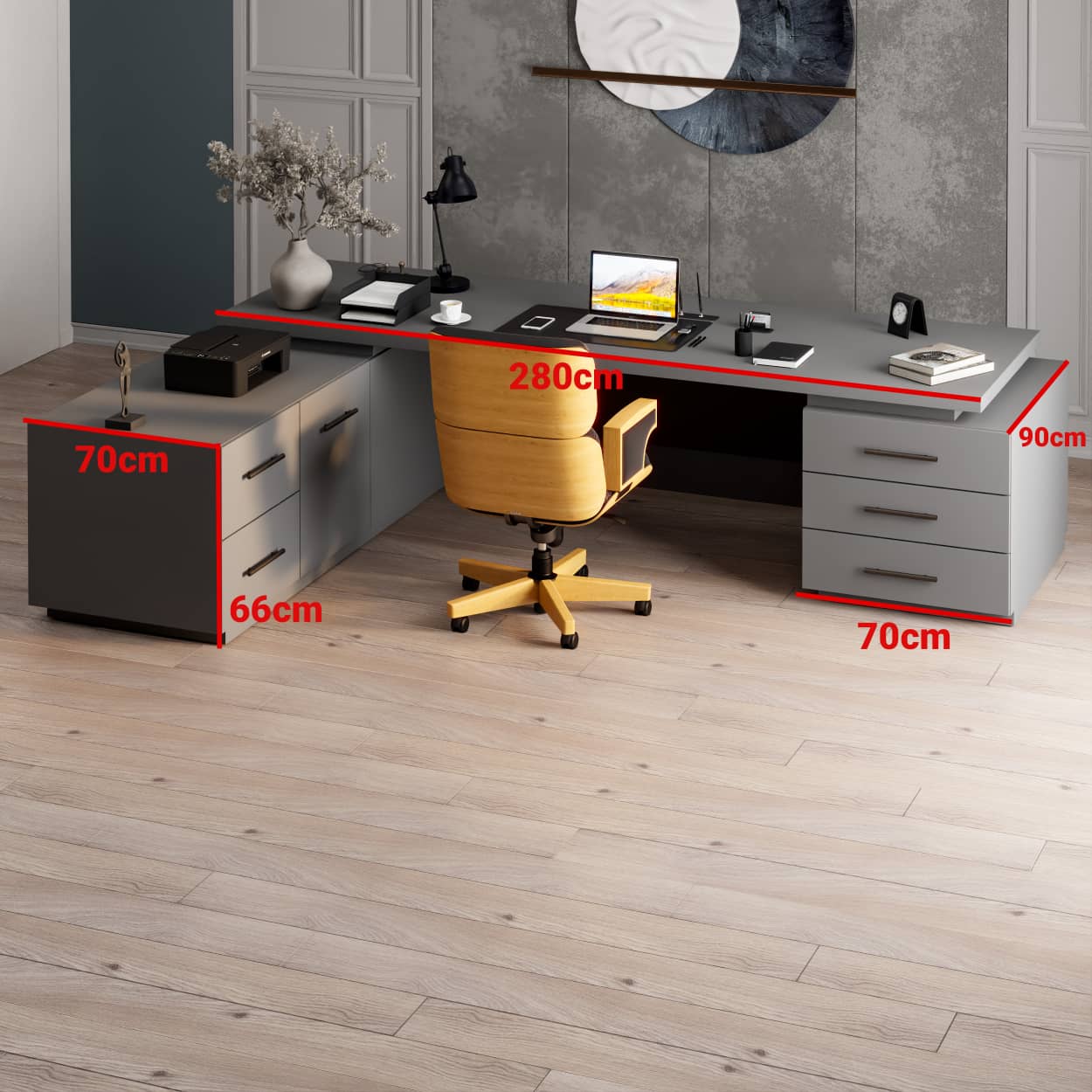 میز مدیریت لوکس یونیترا - مدل President Pro 300